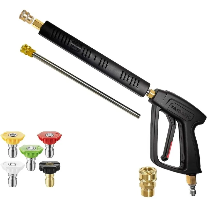 YAMATIC Pressure Washer Gun Wand with Swivel 3/8