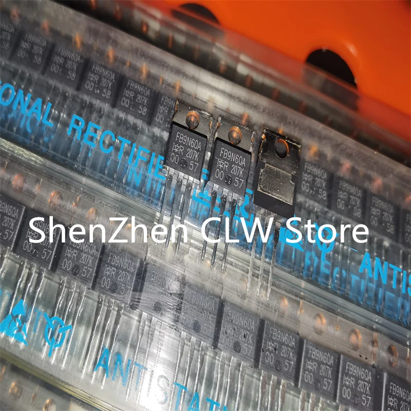 

10PCS/LOT IRFB9N60APBF TO-220 600V 9.2A field-effect transistor New and Original in STOCK