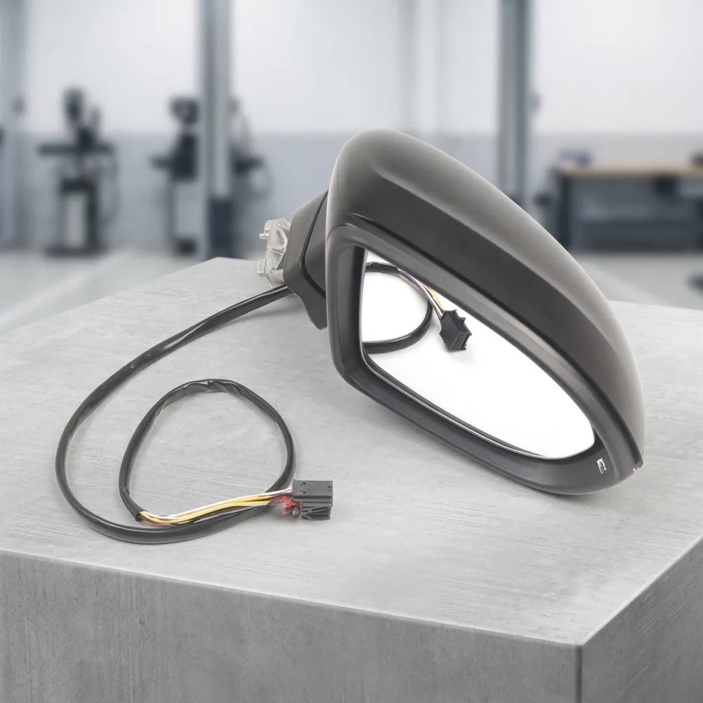 For Passat for b8 Right Side Heated Mirror Assembly 2015-2023 LHD 9 Wire Interface 3G1857508 ABS 31x15x18cm 12V Compatible