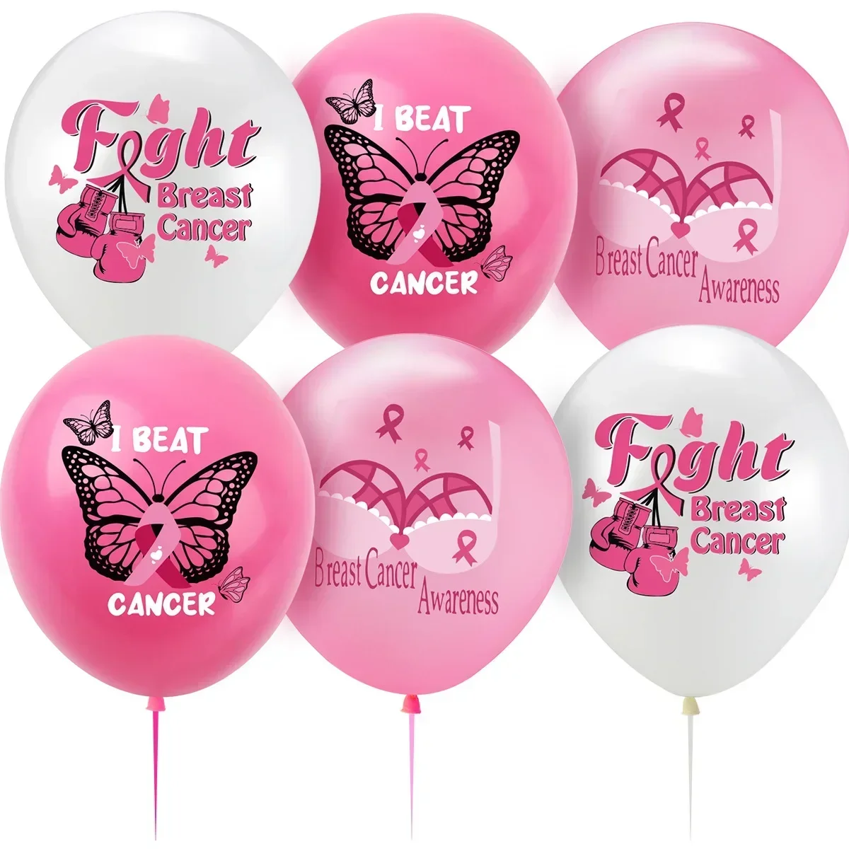 New love breast day balloon breast cancer balloon decoration care breast party balloon