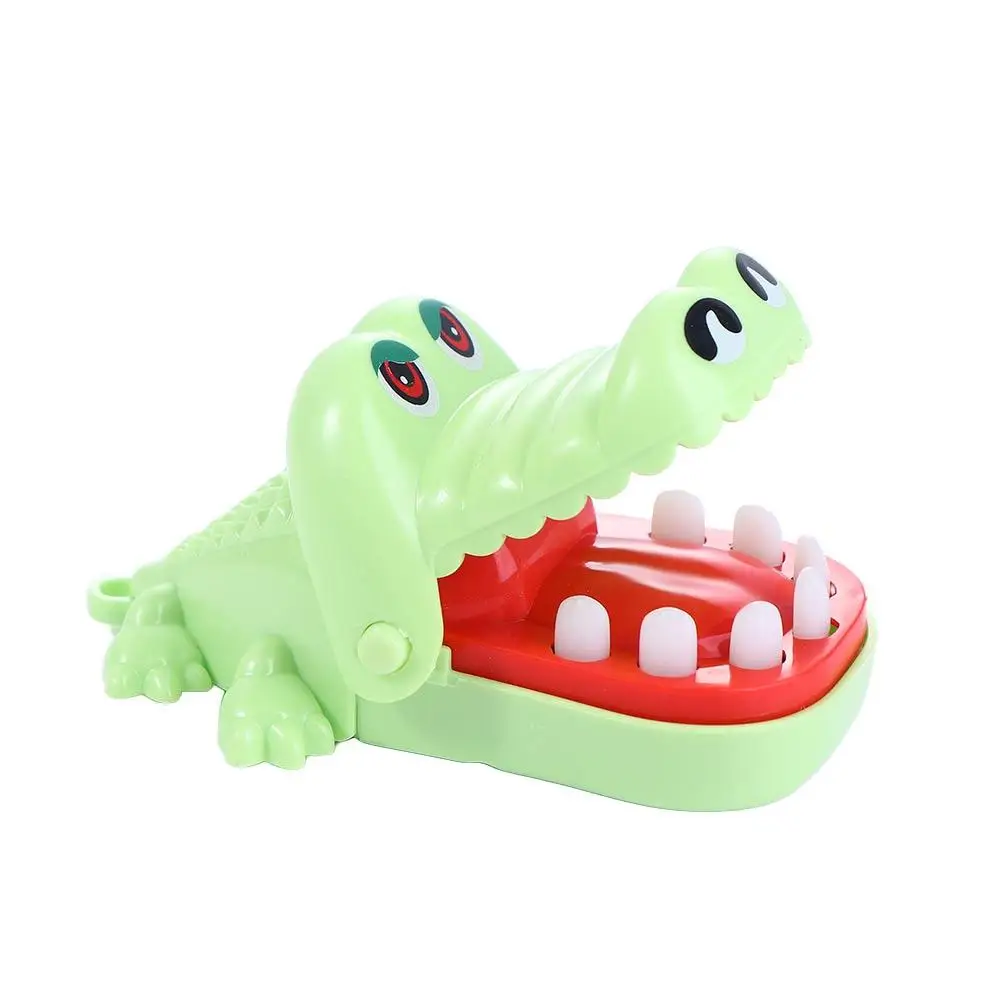 Grappig Praktisch Speelgoed Tandarts Mini Met Sleutelhanger Bijten Hand Alligator Krokodil Speelgoed Bijten Vinger Spel Krokodil Mond Gags Speelgoed