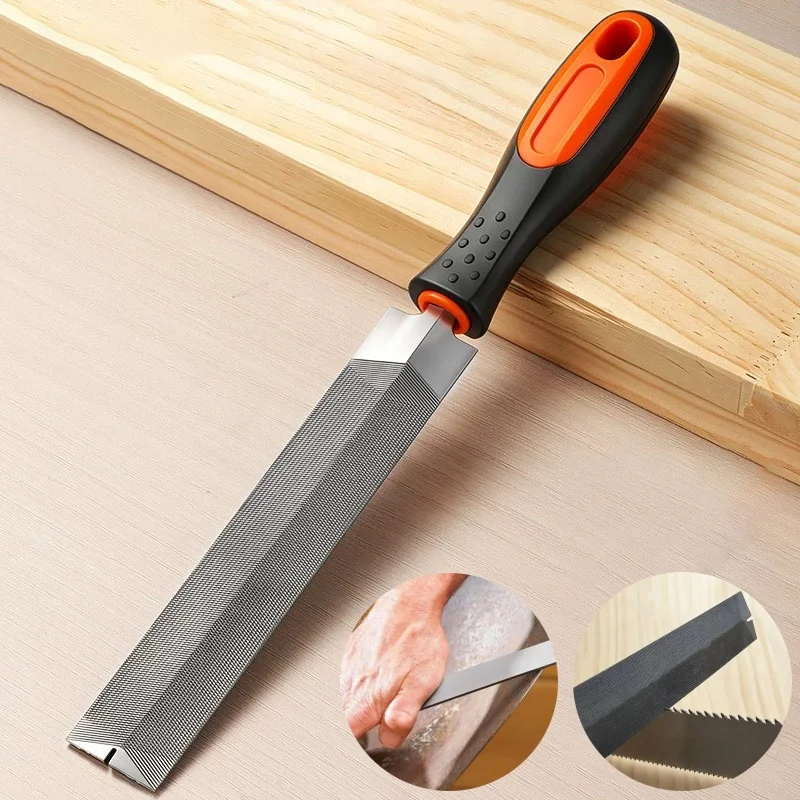 Feather Edge Taper Saw File, Professional Diamond Shape Pruning Saw Sharpener, Durable Garden Woodworking Hand Tool File