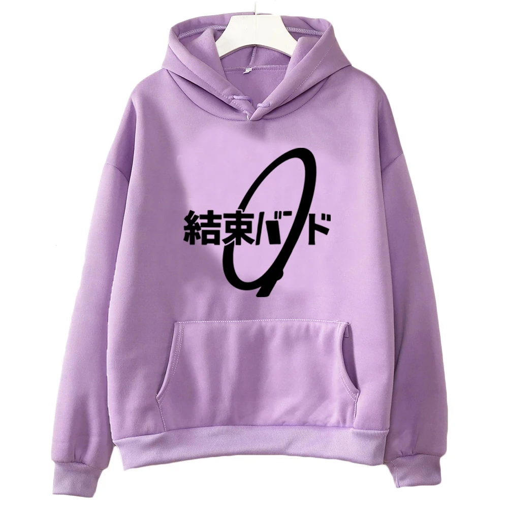 Japanese Anime Bocchi The Rock Hoodies Women Hoodie Kessoku Band Winter Warm Sweatshirt Vintage Harajuku Aesthetic Sudaderas