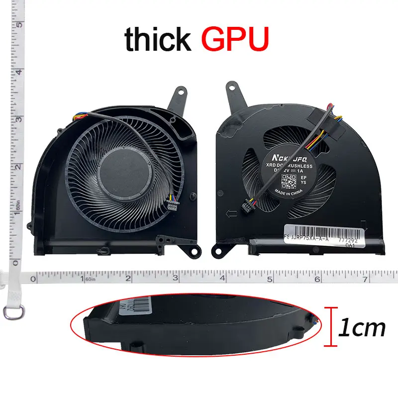 New CPU Cooling Fan For Gigabyte Aorus 15G 15P 17P 17G XC RX7G RP77 RX5G RP75 RP75W XA XD OLED SA AERO 17 AERO 15 OLED image 4
