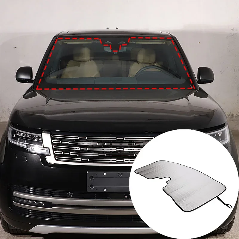 

For Land Rover Range Rover Sport L461 2023-2024 Car Sun Shade UV Protection Windshield Visor Front Windshield Sunshade Cover