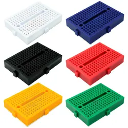 SYB-170 Mini Solderless Prototype Breadboard 170 Holes Breadboard Prototype Board for Diy Kit