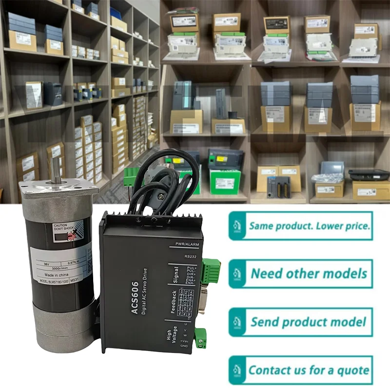 

The New Servo Driver ACS606 Works 24-36VDC BLM57180-1000