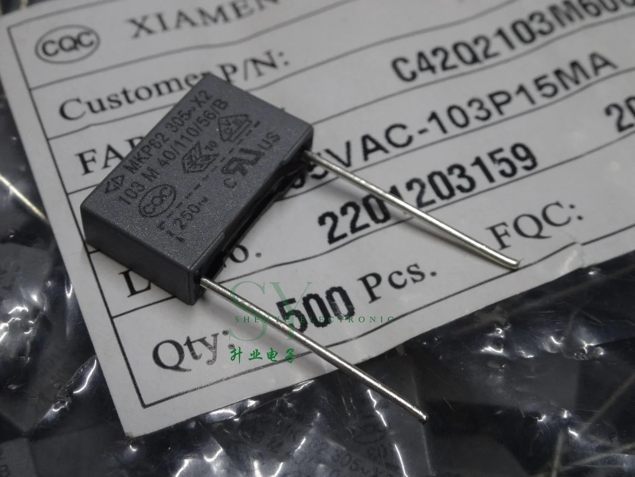 

20PCS/50PCS Xiamen FARA MKP62 0.01uf/305vAC 10nf 103 New film capacitor 15MM