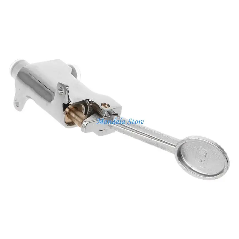 

U2JC Bathroom Basin Faucet Switch Control By Floor Foot Pedal Valves Copper Single Cold Tap Hospital Hotel Pedal Water Faucet