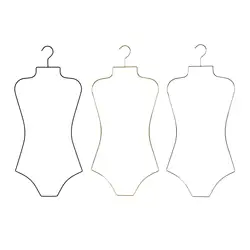 Swimsuit Hanger Lingerie Hanger Metal Multipurpose Body Shape Bikini Hanger