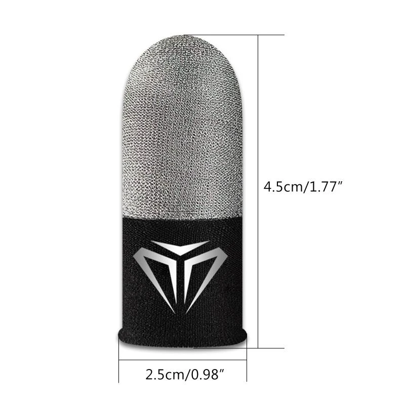 2 أزواج لألعاب Mobile Games Gaming Finger Cover Treptible Cover