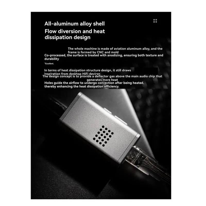 ABGI-Dawn Pro 2 USB DAC AMP مضخم ضوت سماعات الأذن USB DAC AMP 3.5 مم + 4.4 مم مع DSP تفاعلي 3.5 مم + 4.4 مم 32 بت/384 كيلو هرتز #2