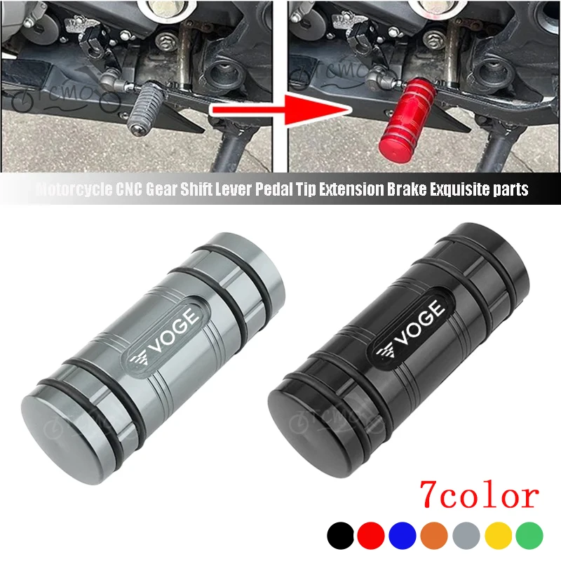 For Loncin Voge DS525X DS900X DSX 525 DSX 900 Voge 500AC 500DS 300DS Motorcycle CNC Gear Shift Lever Tip Extension Enlarger Peda