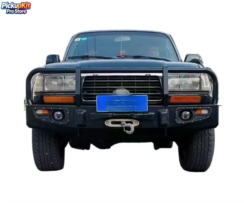 

Commercial Heavy-Duty Towing Steel Front Bumper Bull Bar for Land Cruiser LC80