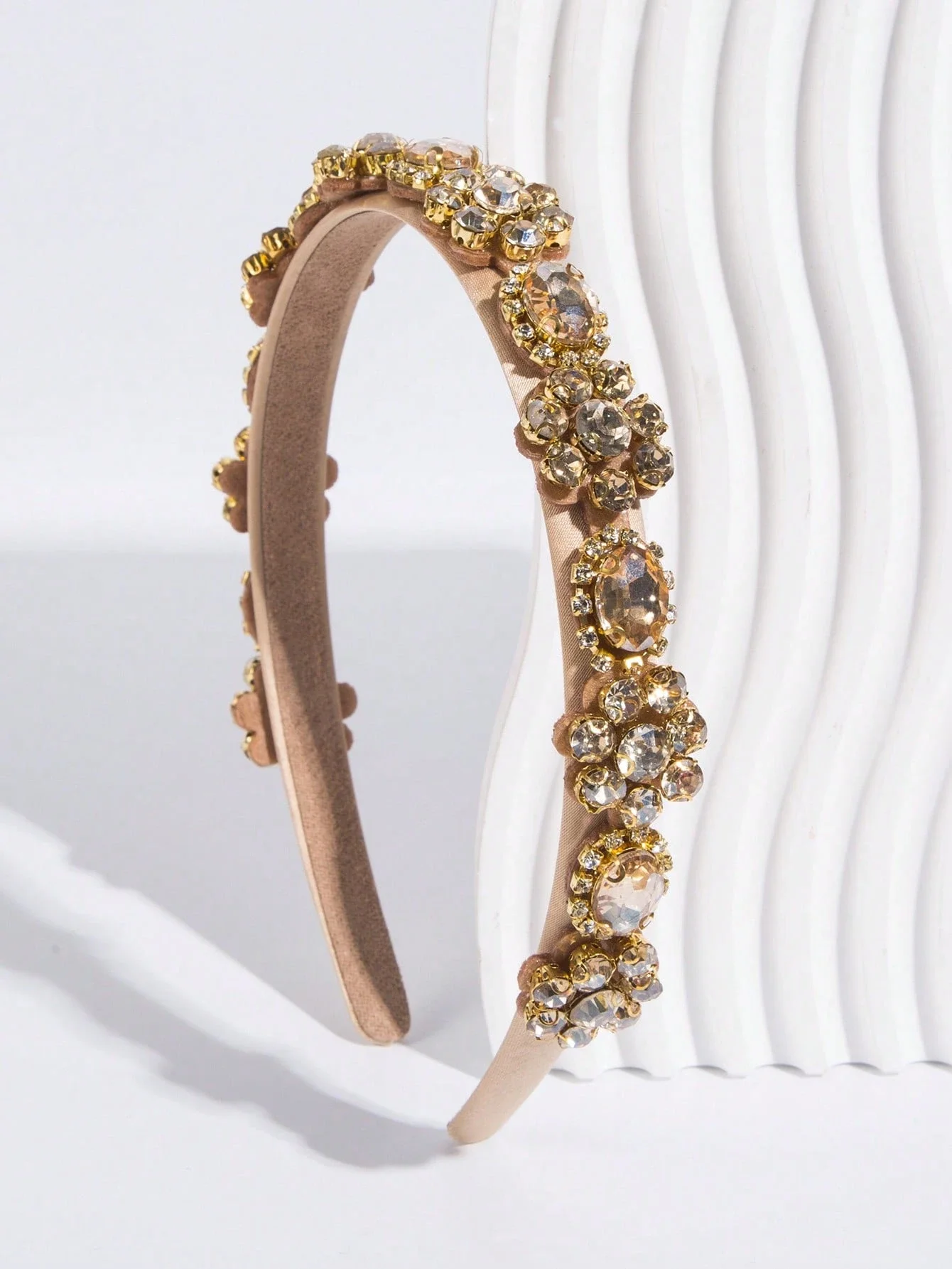 

Элегантная ретро-повязка на голову в дворцовом стиле со стразами для женщин, осенние аксессуары для волос