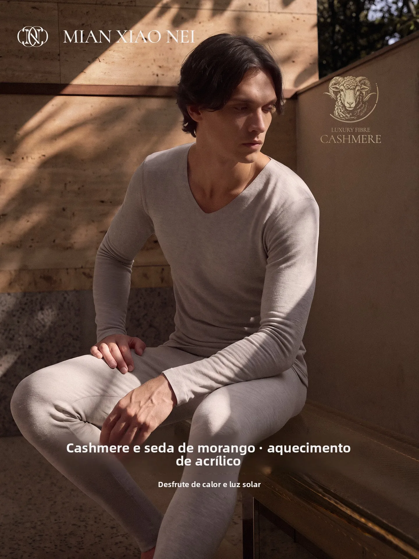 conjunto-de-ropa-interior-termica-para-hombre-forrado-de-lana-mezcla-de-seda-y-lana-manga-larga-cuello-en-v-color-solido