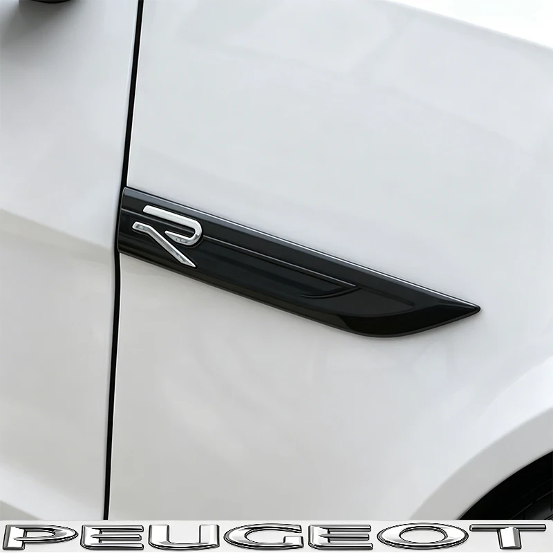 Auto-Kotflügel-Emblem mit R-Logo, Seitenflügel-Dekoration, Auto-Styling-Zubehör für VW Golf, Tiguan, T-Roc, Polo, Passat, ID.4 T – Detail 5