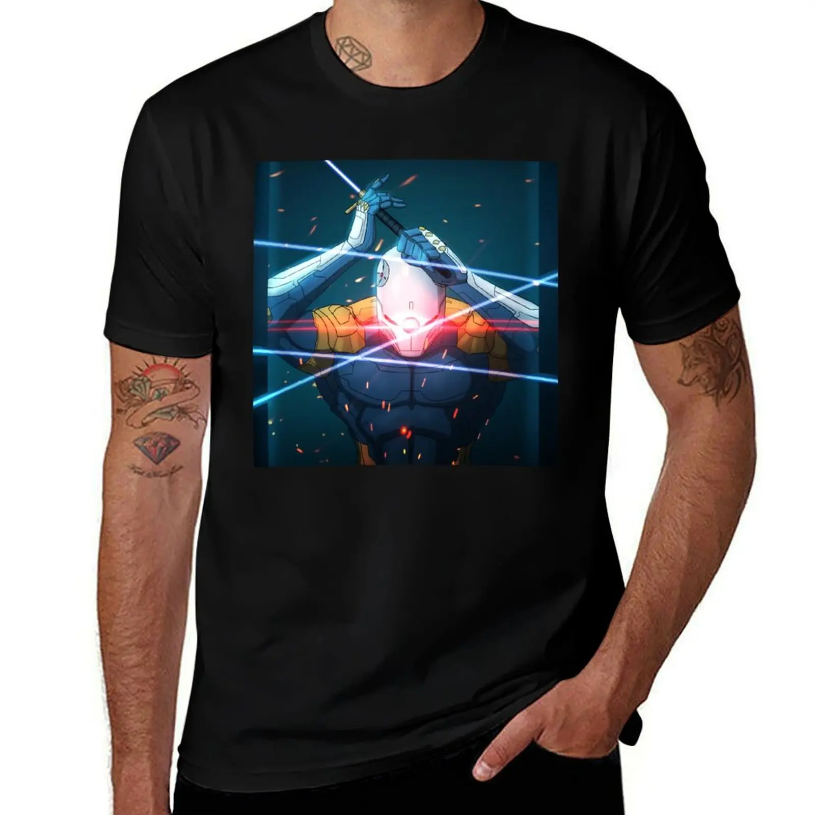 

Gray Fox T-Shirt man t shirts cotton anime t shirts for man