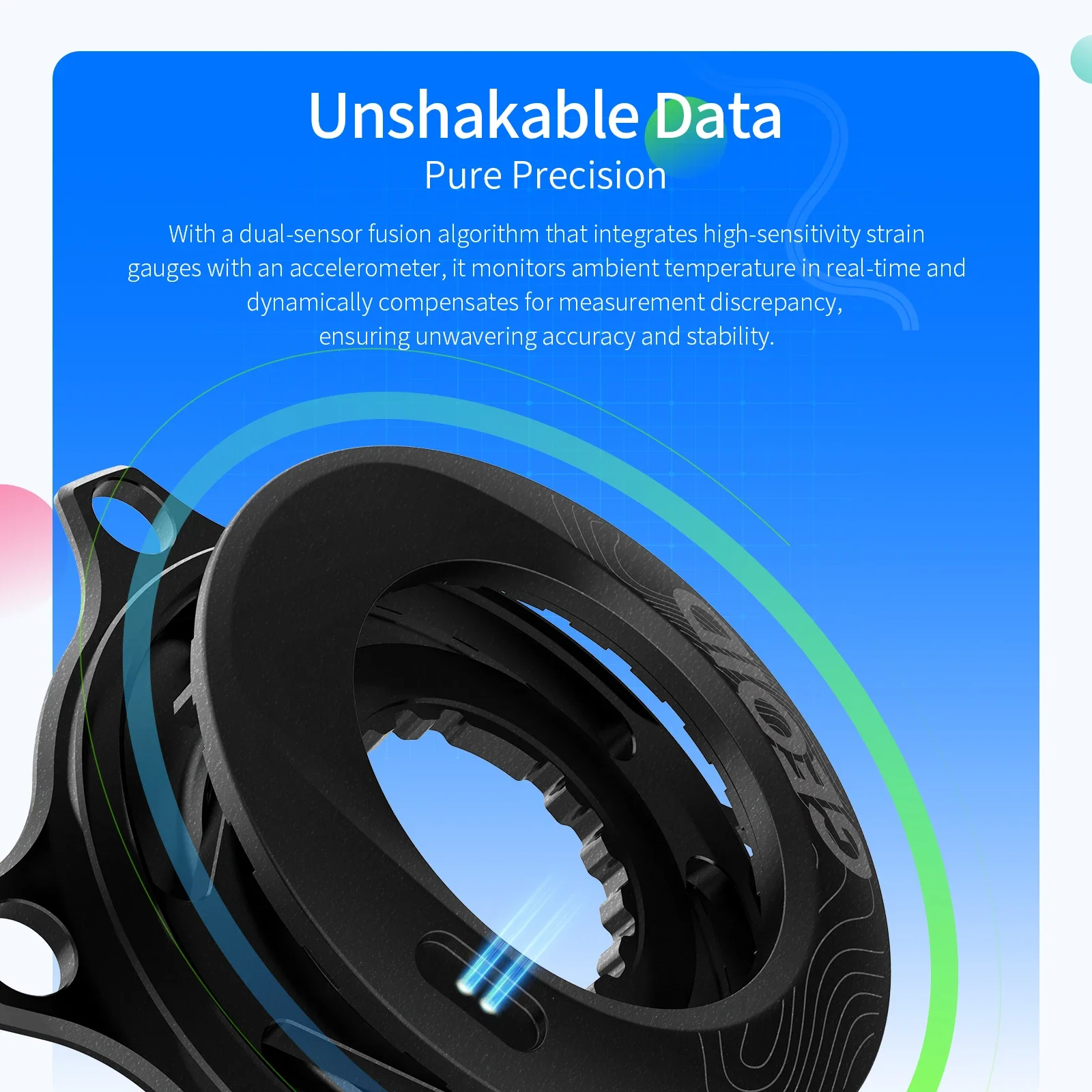 GEOID PM500 Power Meter 110BCD 4 Bolt Crank 24mm Spindel ANT + Bluetooth Racefiets Power Meter voor Shimano
