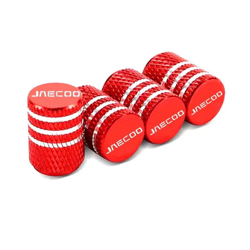 4X For Chery Jaecoo J7 J8 2023 2024 2025 Al Alloy Car Tire Valve Cap Dust Accessory Auto Exterior Decorative Accessories Styling