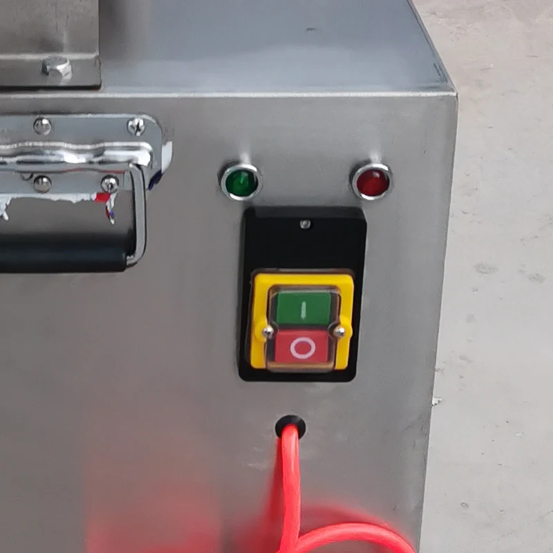 آلة تقطيع الخضار الفولاذ المقاوم للصدأ آلة تقطيع الزنجبيل الكهربائية آلة تقطيع الطعام المقامر 220 فولت