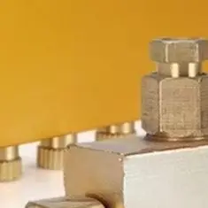 Gold Adjustable Oil Separator 5 Valve Design 1 Inlet Multiple Outlets For Industrial Lubrication System Type Resistance Unit