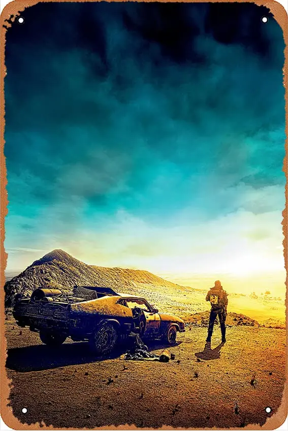 Mad Max Four Max Poster Movie Posters Vintage Metal Tin Signs,for Home Bathroom Restaurant Cafes Bars Club Kitchen Garage Wall D