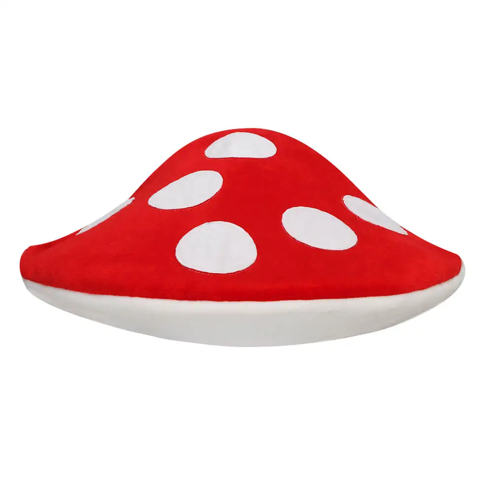 ハロウィンキノコ帽子子供大人のヘッドギア面白いソフト水玉ヴィンテージヘッドカバー仮装パーティー大会 Takerlama