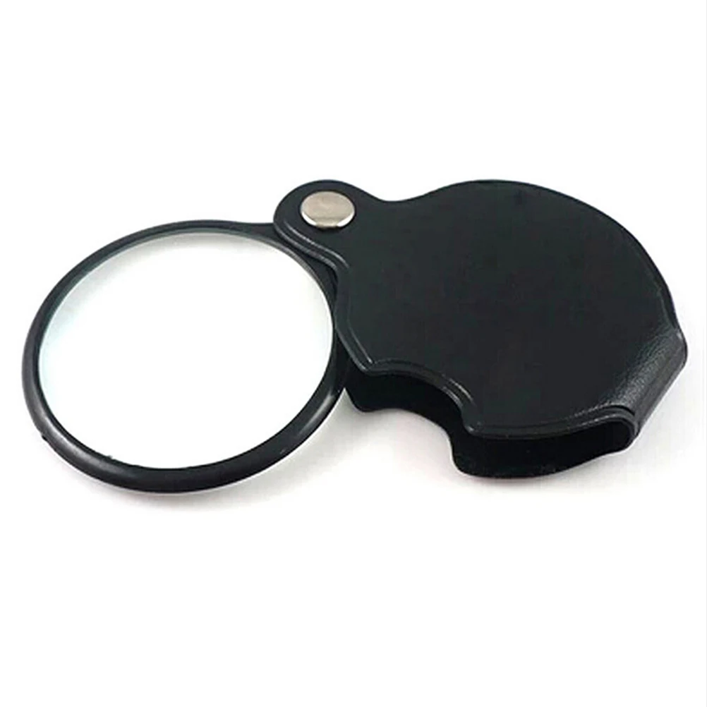 Pocket Mini 5X 45mm Folding Jewelry Magnifier Magnifying Eye Glass Loupe Lens