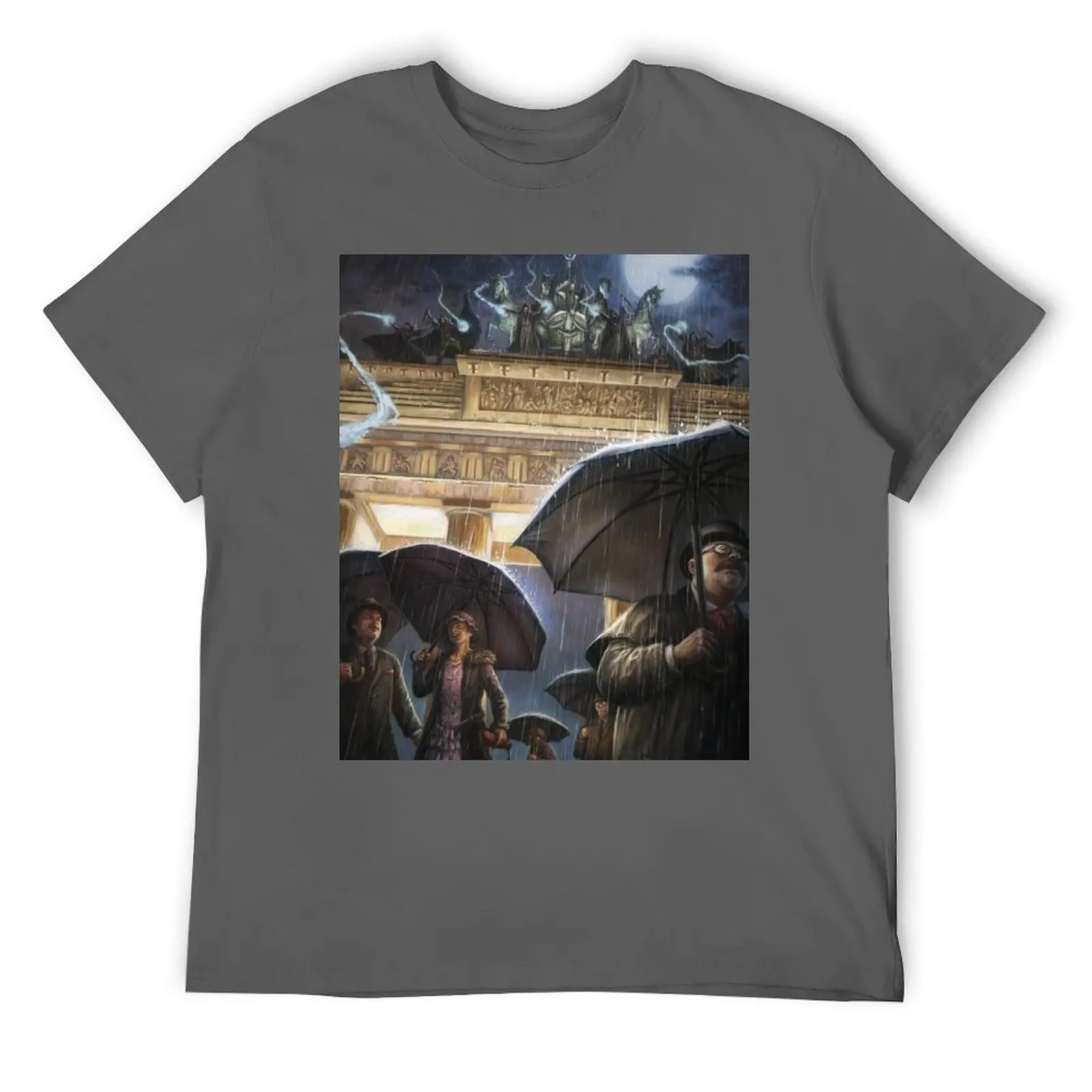 

Brandenburg Gate by Pat Loboyko T-Shirt summer top luxury designer T-shirts oversize anime tshirt mens t shirts top quality