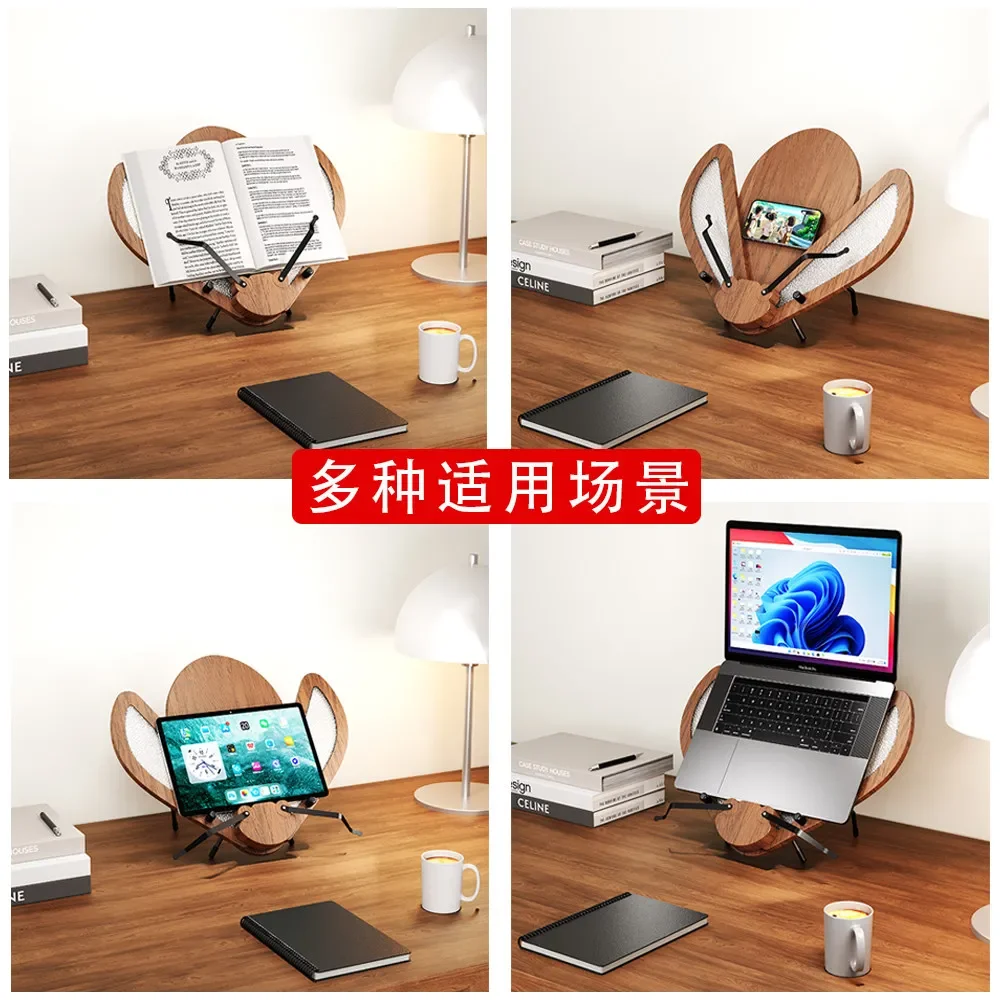 Pure solid wood reading stand Children's reading and reading multi-functional bracket Desktop book stand Flip book learning