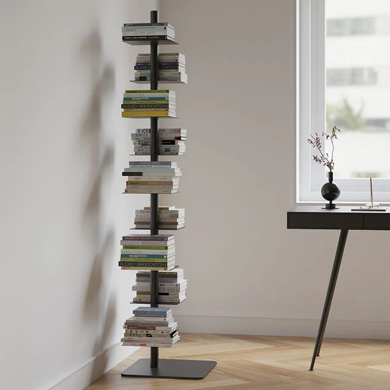 Zubehör Stehende Bücherregale Ecke Minimalistisches europäisches personalisiertes Bücherregal Display Aufbewahrung Prateleira Einzigartige Möbel