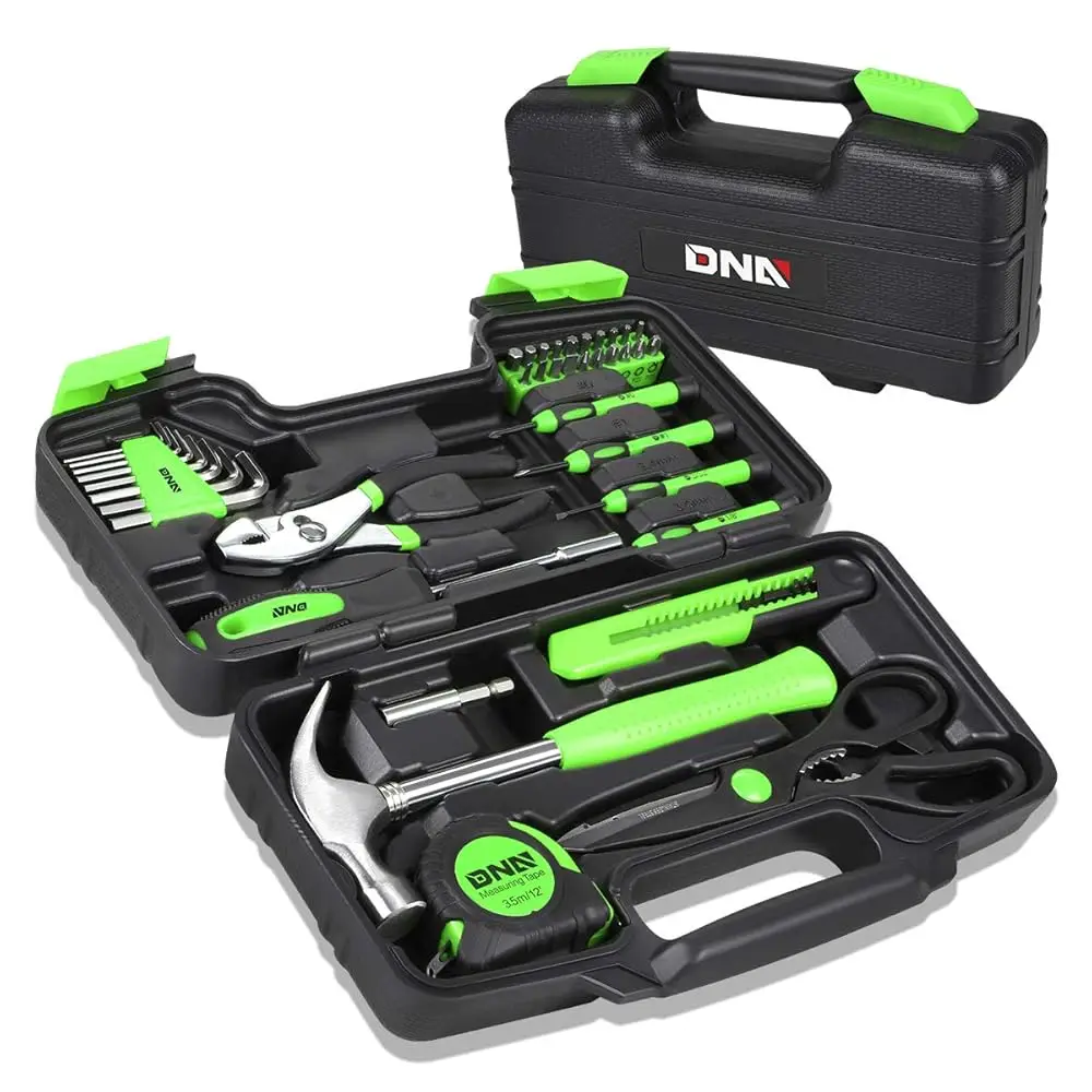 

39-Piece Household Tool Set General Repair Small Hand Tool Kit Storage Case For Home Garage Office College Dormitory Use,