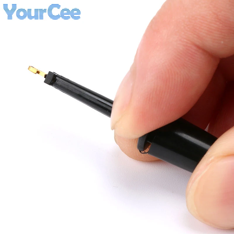 5 قطعة اختبار هوك كليب كبير صغير الحجم اختبار التحقيق SMT SMD IC كابل لحام المنتزع المتعدد سلك من الرصاص عدة أحمر أسود أصفر