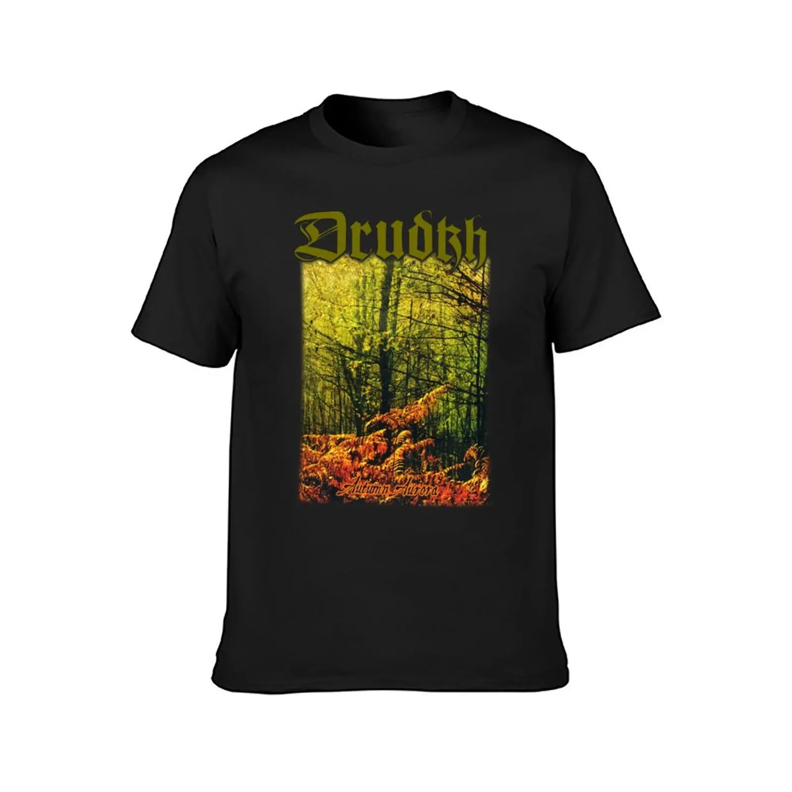 DRUDKH - AUTUMN AURORA T-Shirt oversizeds new edition kawaii clothes sports fans mens graphic t-shirts funny