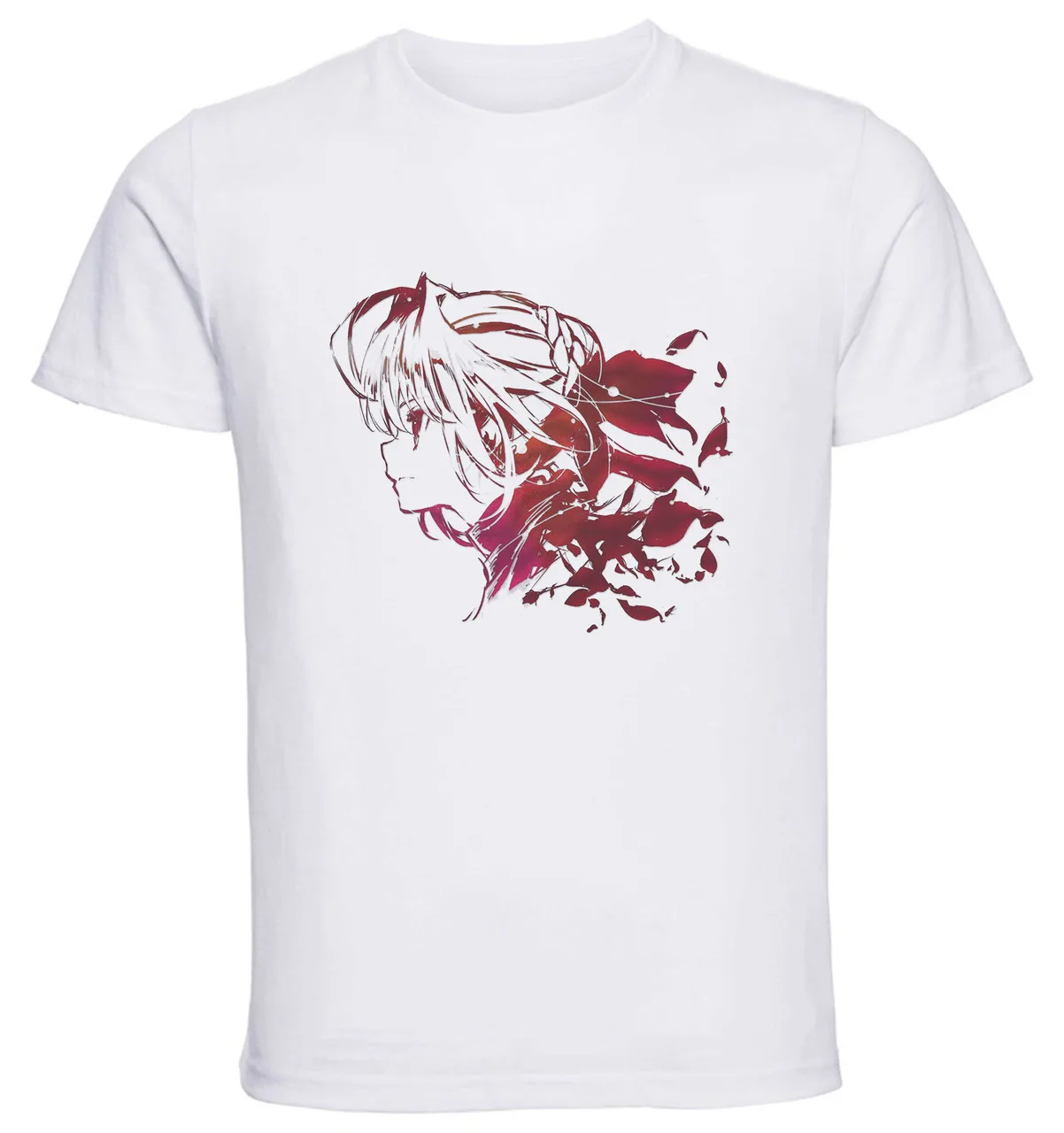 T-Shirt Unisex White Fate Extra Last Encore Nero Claudius Saber