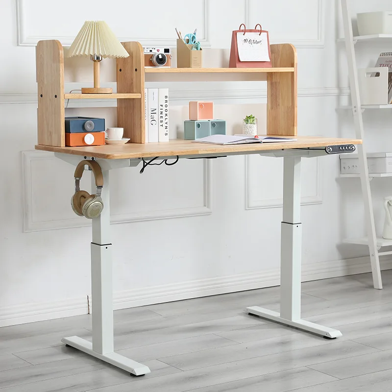 Pernas de mesa de elevação elétrica de motor duplo, mesa de elevação elétrica inteligente