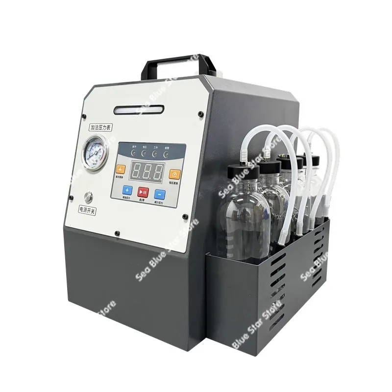 Automobile pulse brake oil changer, automatic brake fluid, brake oil exchange, replacement tool, four-wheel synchronization