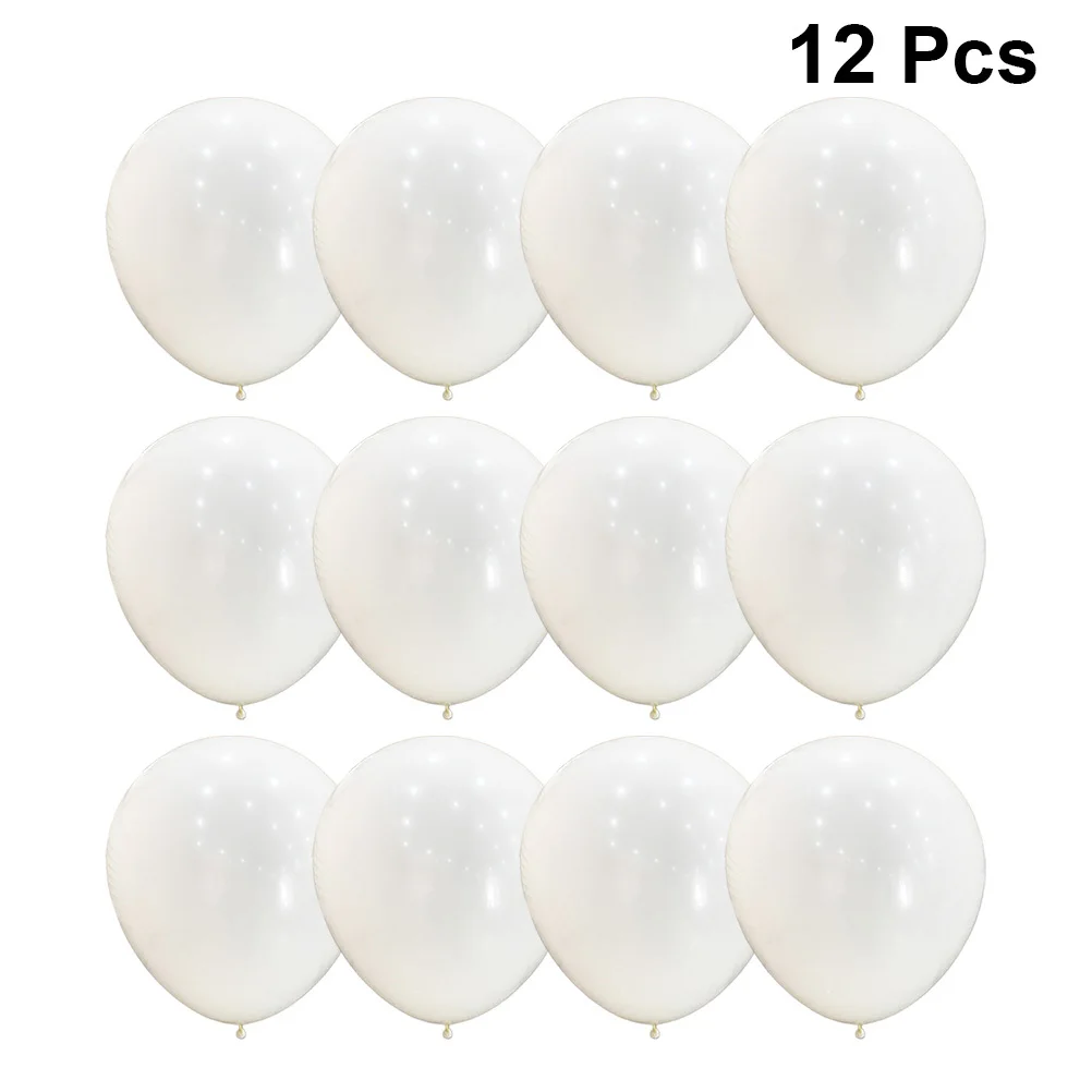 

12Pcs Decoration Balloons 36inch Latex Solid Color Easy Inflate Party Supplies Wedding Birthday Shower