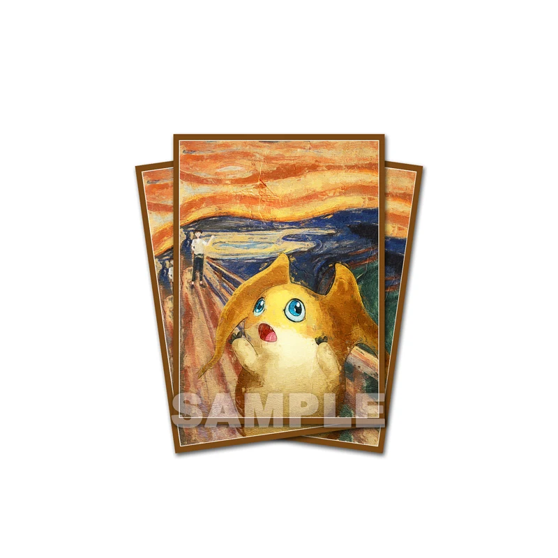 60Pcs/set Digimon Digimon Card sleeve Angewomon Patamon Tailmon DTCG Anime Game Collection Card Protective Cover Gift Toys