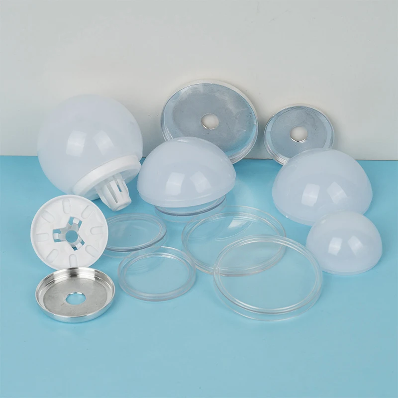 5Pcs LED Plastic Half-Bulb Bulb Makeup Mirror Bulb Plastic/Aluminum Base Shell Home Ceiling Restaurant Light Mirror Front Light