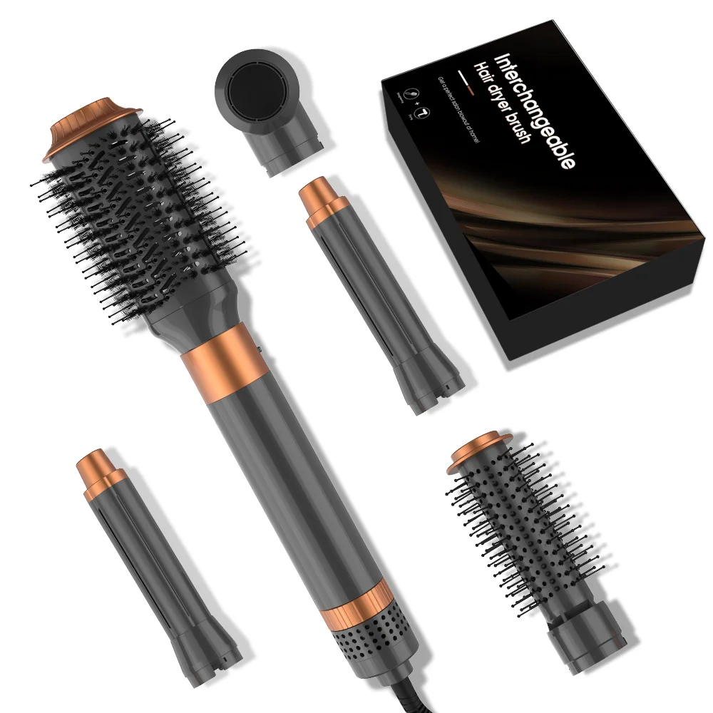 Professional Hair Dryer and Volumizer All in One Hot Air Brush With Ease Smoothing Bristles for Hair Straightening