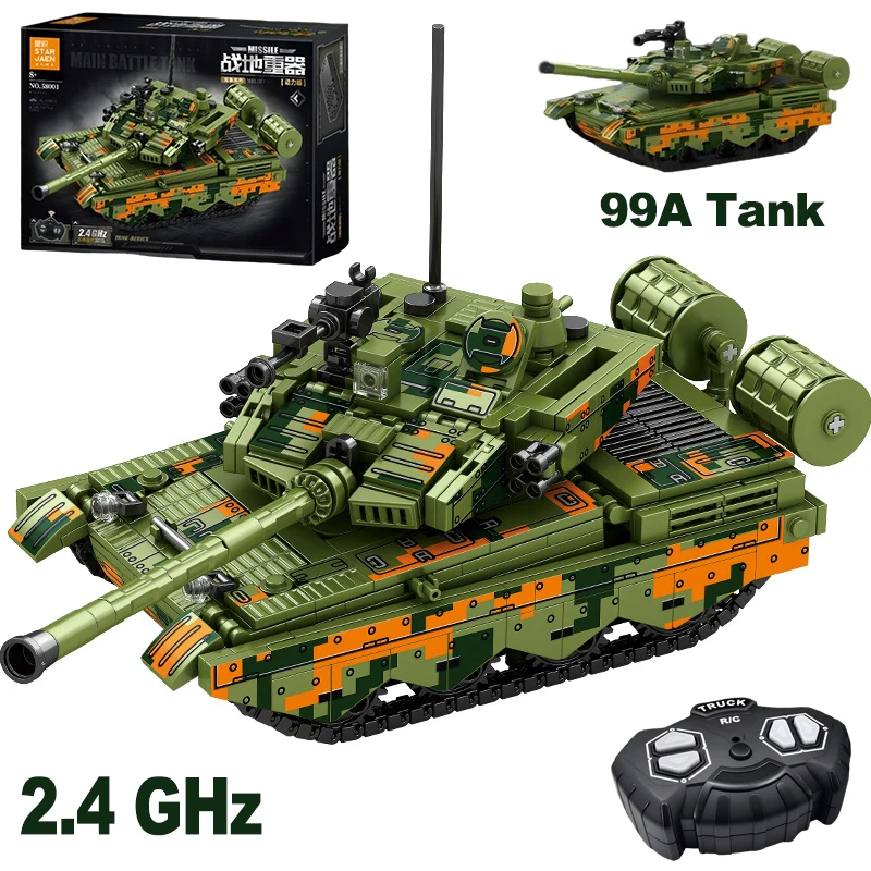 

RC WW2 Military Panzer Panther Medium Tank Building Blocks 99A Tank 2 Battle Tank Brick Model Boy Gift Children's Toy Gifts