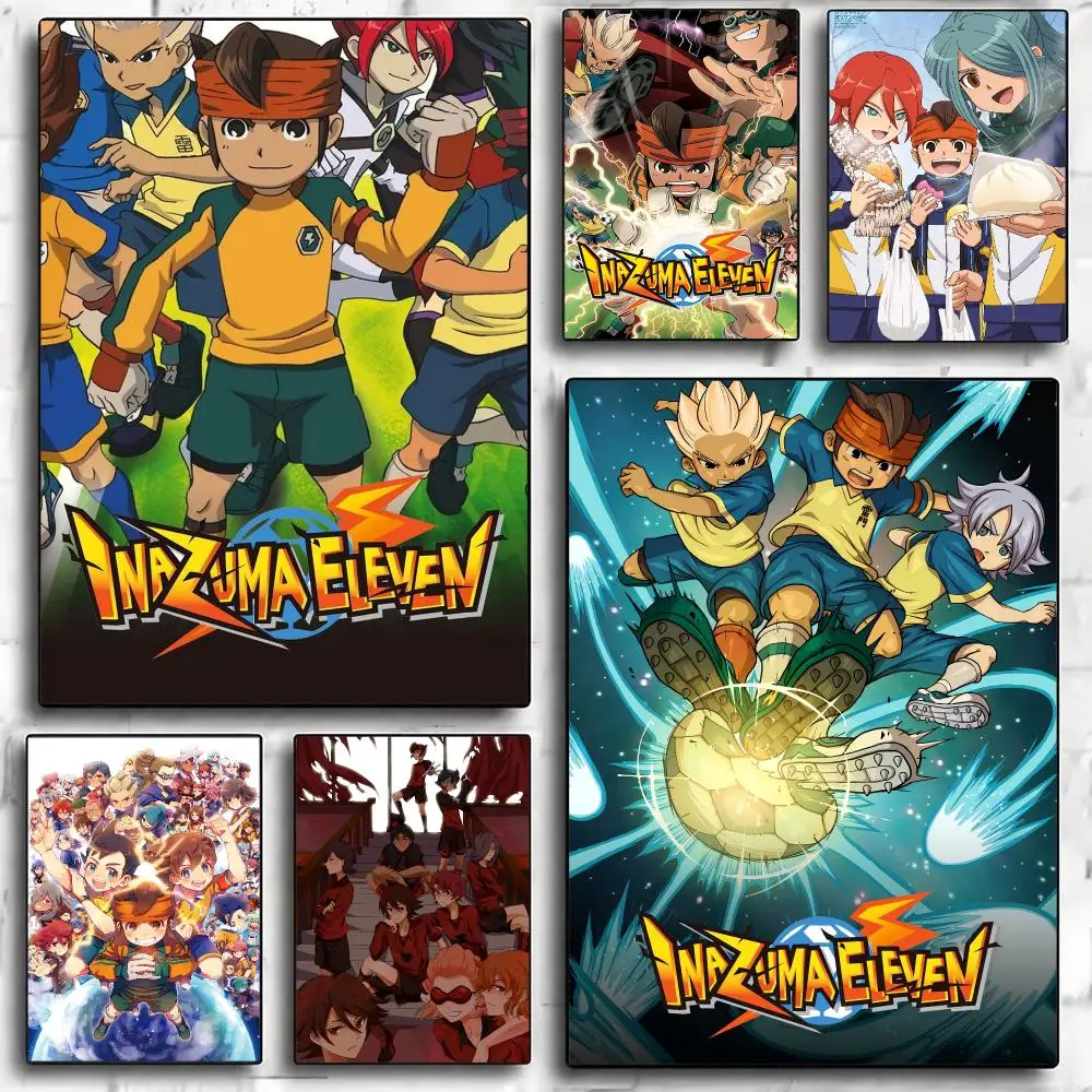 anime I-Inazuma Eleven-N Poster Minimalist Wall Sticker for Cafe Office Bar Home Decor and Gift