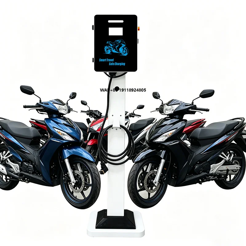 Fast DC Charging Station 3.2KW for E-Motorcycles and Electric Bikes Smart Protection for Home or Fleet Use