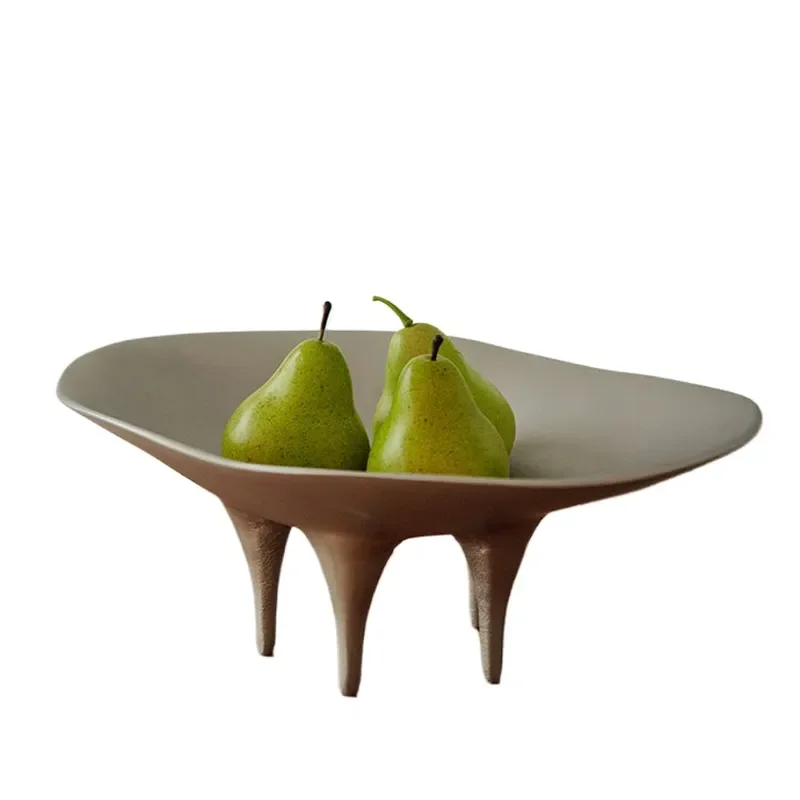 Simple Modern Irregular Five Legged Tray Ornament for Model Room Hotel Living Room Home Coffee Table Soft Decoration