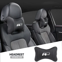 1Pcs Car Interior Headrest Seat Head Support Neck Pillow For Volkswagen Rline T-Cross Arteon Magotan Jetta Caddy Scirocco Sharan