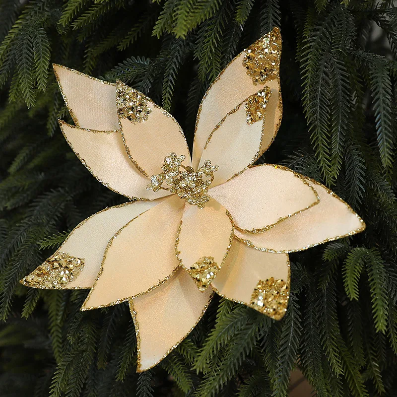 

1Pcs Hot Christmas Artificial Flowers Diy Christmas Scene Arrangement Christmas Tree Simulation Flower Arrangement Decorations