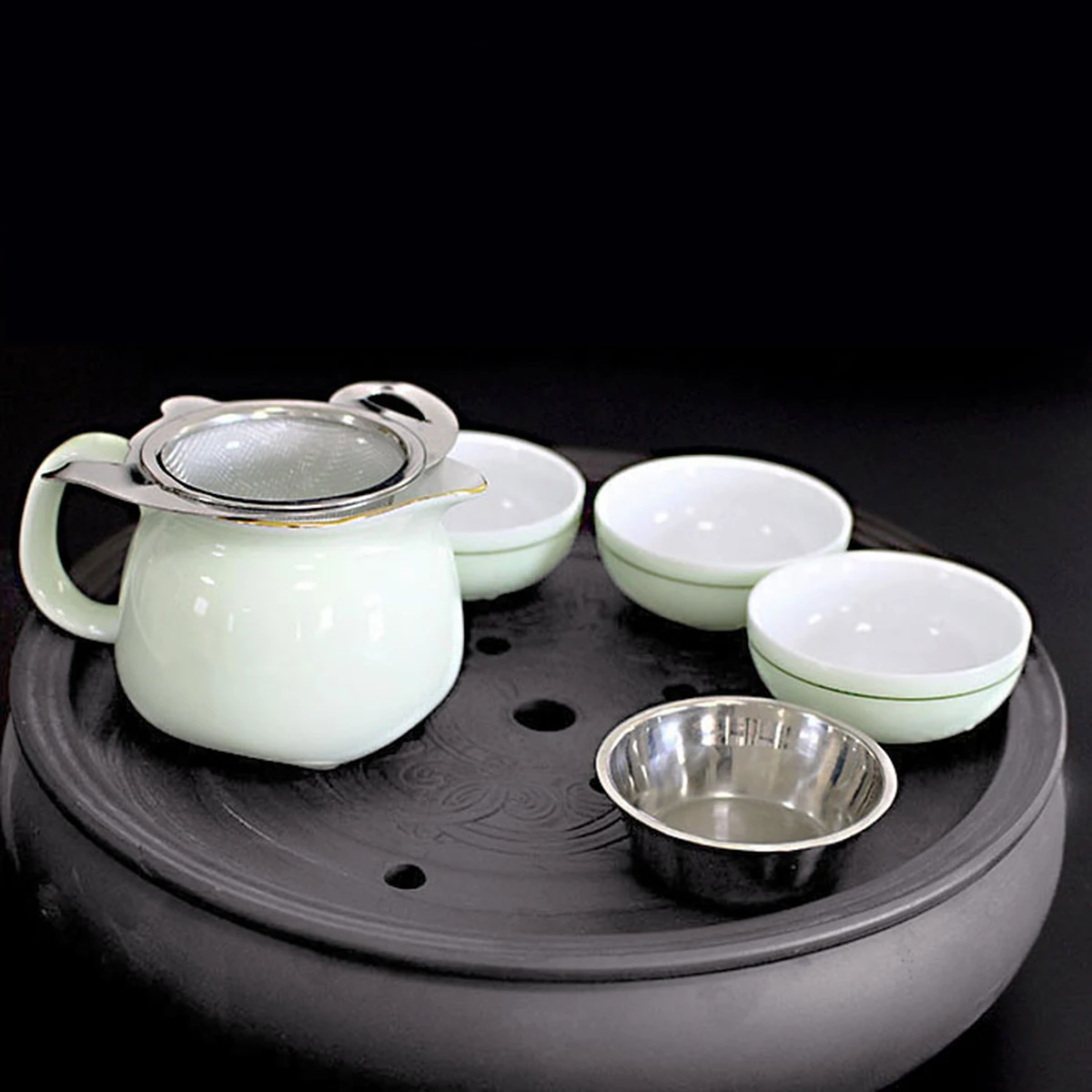

Tea Strainer Tool Stainless Steel Fine Mesh Sifter For Coffee Flour Sugar Spices Rice Cocoa Cereal Oatmeal