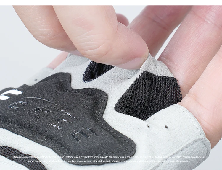 EVR Sommer-Fahrradhandschuhe Gepolsterte Cartoon-Fahrradhandschuhe Halbfinger-Handschuhe für Rennrad MTB Atmungsaktive Outdoor-Sport-Fahrradhandschuhe – Detail 8